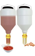 Soßenspender 5,5L hängende Saucenpresse Flasche für Restaurant BBQ Ketchup