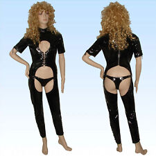 Lack Catsuit Domina Body Gr. XS/S sexy Katzenkostüm Kostüm Fasching Karneval