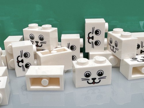 Lego weißer stein 2 - stein, x