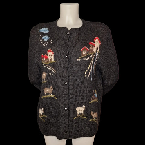 Vintage landhaus strickjacke - landhaus,
