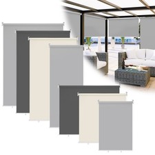 Senkrechtmarkise Balkon Rollo Balkonmarkise für Pergola Sonnenschutz Außenrollo