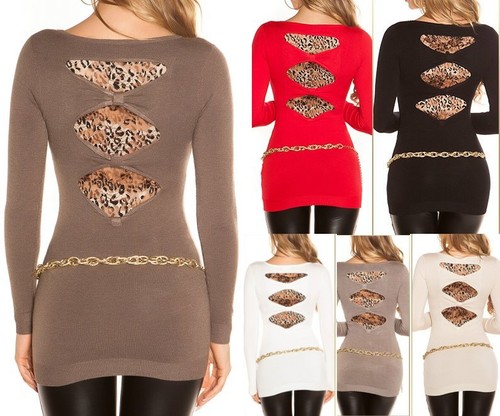 Sexy damen long strass - v,