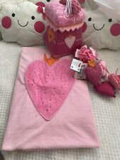 3tlg. Haba Mia&Pia Decke ~ Girlande~ Schmuckhäuschen Mädchen Rosa