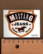 Alter Aufkleber Mustang Jeans