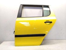 Skoda Fabia 2 5J Tür hinten links gelb LF1F sprint yellow Limo 5-türig BJ2011
