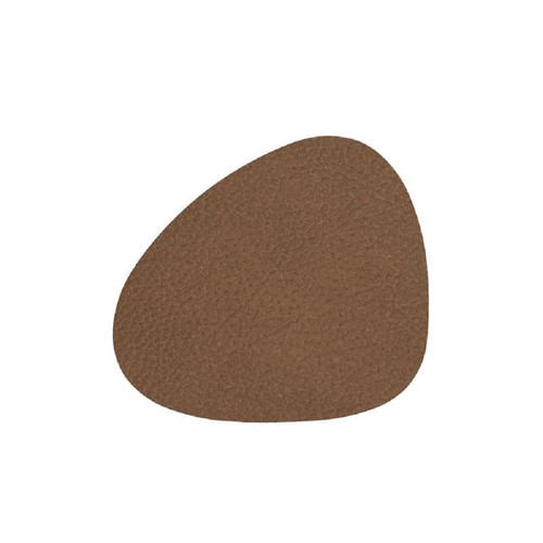 Glasuntersetzer curve leder - glasuntersetzer,