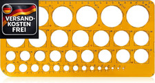 Kreis-Schablone mit 36