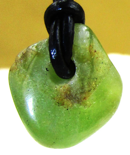 Seltener peridot trommelstein - seltener,