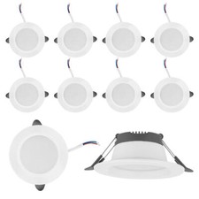 10/20X LED Spot Einbaustrahler Set Einbauleuchte Deckenleuchte Lampe Ultraslim