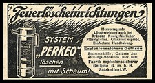  Reklame 1917 Feuerlöscher