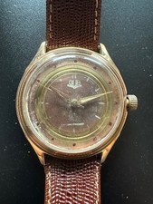 GUB Glashütte Kaliber 60.1, sehr stark gebrauchtes Zifferblatt