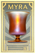 WMF MYRA ART DECO IRISIERENDE