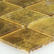 Glasmosaik fliesen gold wand - fliesen,
