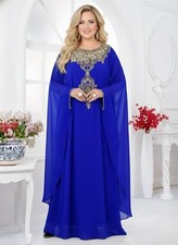 Eid Stil Georgette Dubai Kleid
