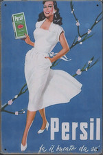 Blechschild "PERSIL" retro