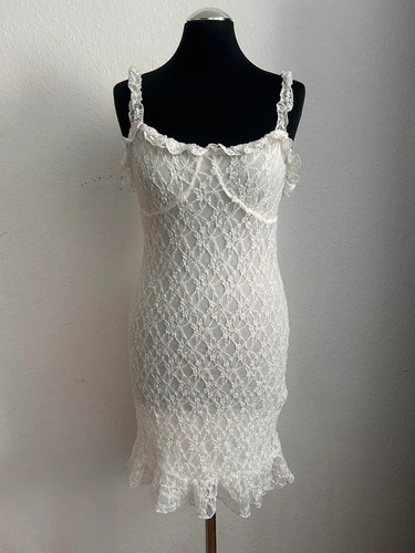 Pull bear spitzenkleid - spitzenkleid, weiß