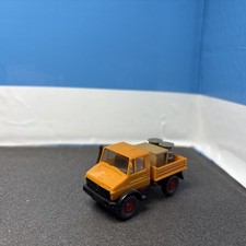 Wiking  MB  Unimog II orange  m. Ladefläche kurz   HO  # 1:87  Beladen Umgebaut
