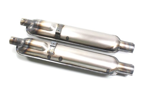Auspuff auspufftöpfe links - auspuff,