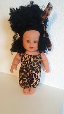 Afro puppe schwarz 12inch - afro, puppe,