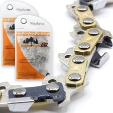 2x Sägekette Halbmeißel passend für Dolmar PS222TH 25 cm 3/8 LP 1,3mm 40TG Kette