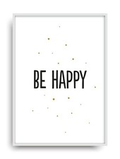 Kunstdruck BE HAPPY Fine Art