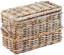 Truhe aus Rattan Kubu Grey