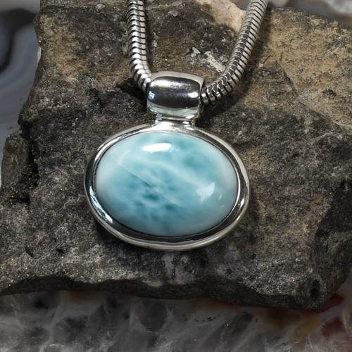 Larimar anhänger 925er - larimar, anhänger,