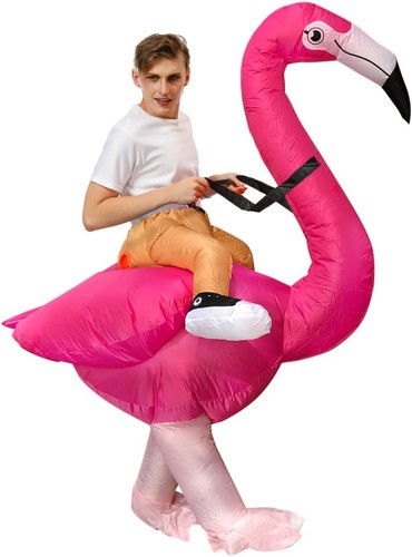 Flamingo kostüm aufblasbares - flamingo,