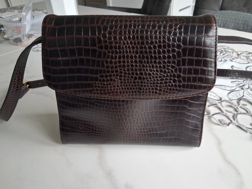 Schultertasche braun