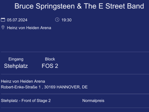 Bruce springsteen hannover - bruce,