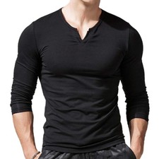 Herren Slim Fit V-Ausschnitt