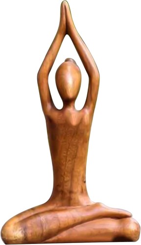 Frau skulptur yoga - frau, yoga-pose