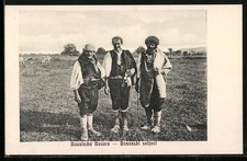 Ansichtskarte Bosnien, Bosnische Bauern, Bosanski seljaci 