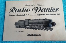 Modelleisenbahn Katalog, Radio Panier 1955  DDR PICO EXPRESS frühes OWO Bilder