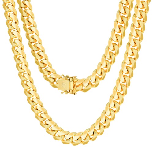 14k gelbgold solide 9mm herren - gelbgold,