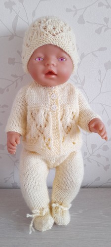 Handgestrickte puppenkleidung - handgestrickte,
