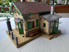 Pola G (Spur LGB) Nr. 877 Bahnwärterhaus mit Anbau auf Bodenplatte, gebraucht
