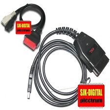 *OBD2 USB KKL Diagnose Interface für VAG VW Audi Seat Skoda + 2x2 Adapter Kabel*