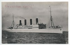 Union Castle Line WINDSOR CASTLE Dampfschiff RP PC