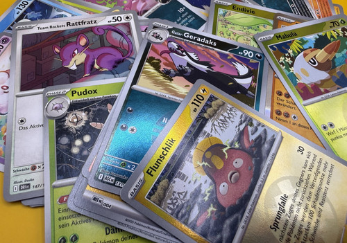 100 pokémon karten - 100,
