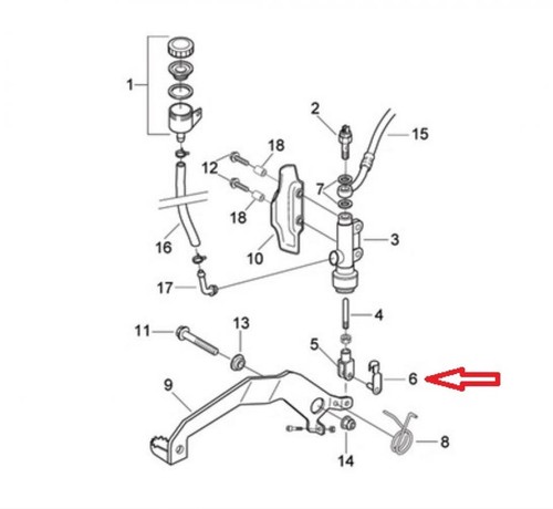 Original bremse für - bremse, motorrad