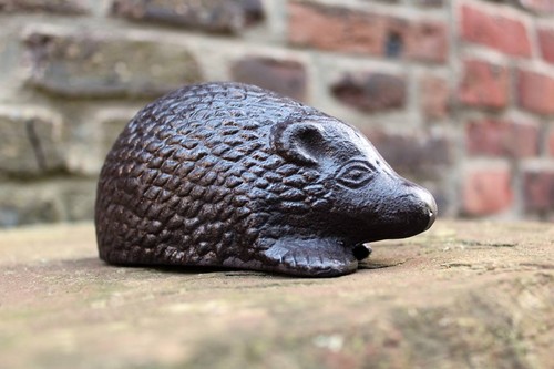 Gusseisen igel gartenfigur - gusseisen,