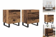 Nachttisch 2 Pcs Altes Holz