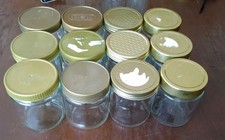 12 Honiggläser Marmeladengläser 500g, 19 Probiergläser 50g Honig Leer 