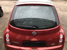 Nissan Micra K12 Heckklappe mit Heckscheibe Kofferklappe Heckdeckel Roh A32 Red