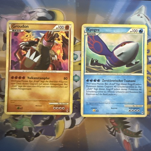Pokemon groudon kyogre - &,