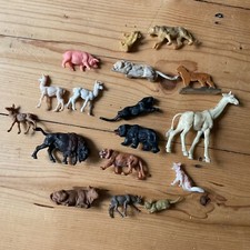 16x DDR Plaho Tiere Wisent Bär Panther Schwein Rehkitz Holztier retro ostalgie