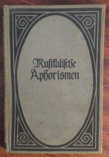 Musikalische aphorismen - :::musikalische,