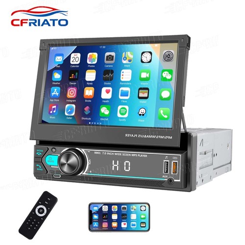 1din flip autoradio - flip,