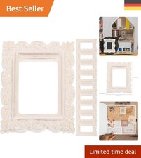 10er Set Miniatur Bilderrahmen in Vintage-Optik, ideal für DIY und Geschenke